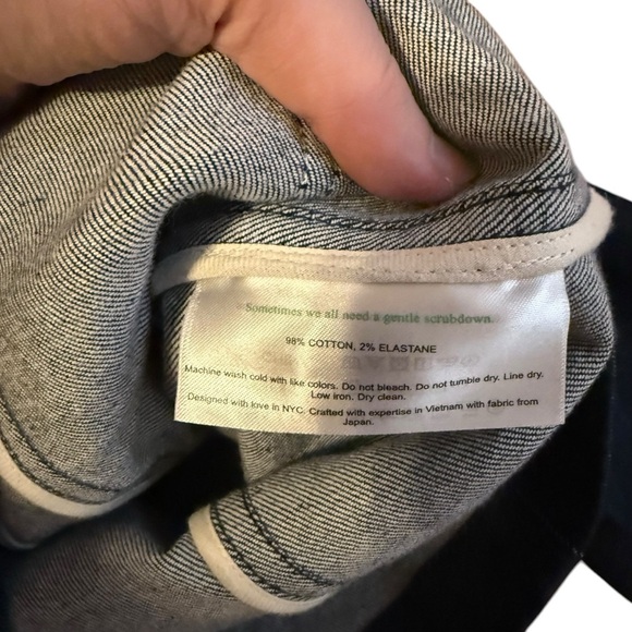 M.M. LAFLEUR The Kane Jacket - Stretch Denim Suiting size 2 - Picture 10 of 10